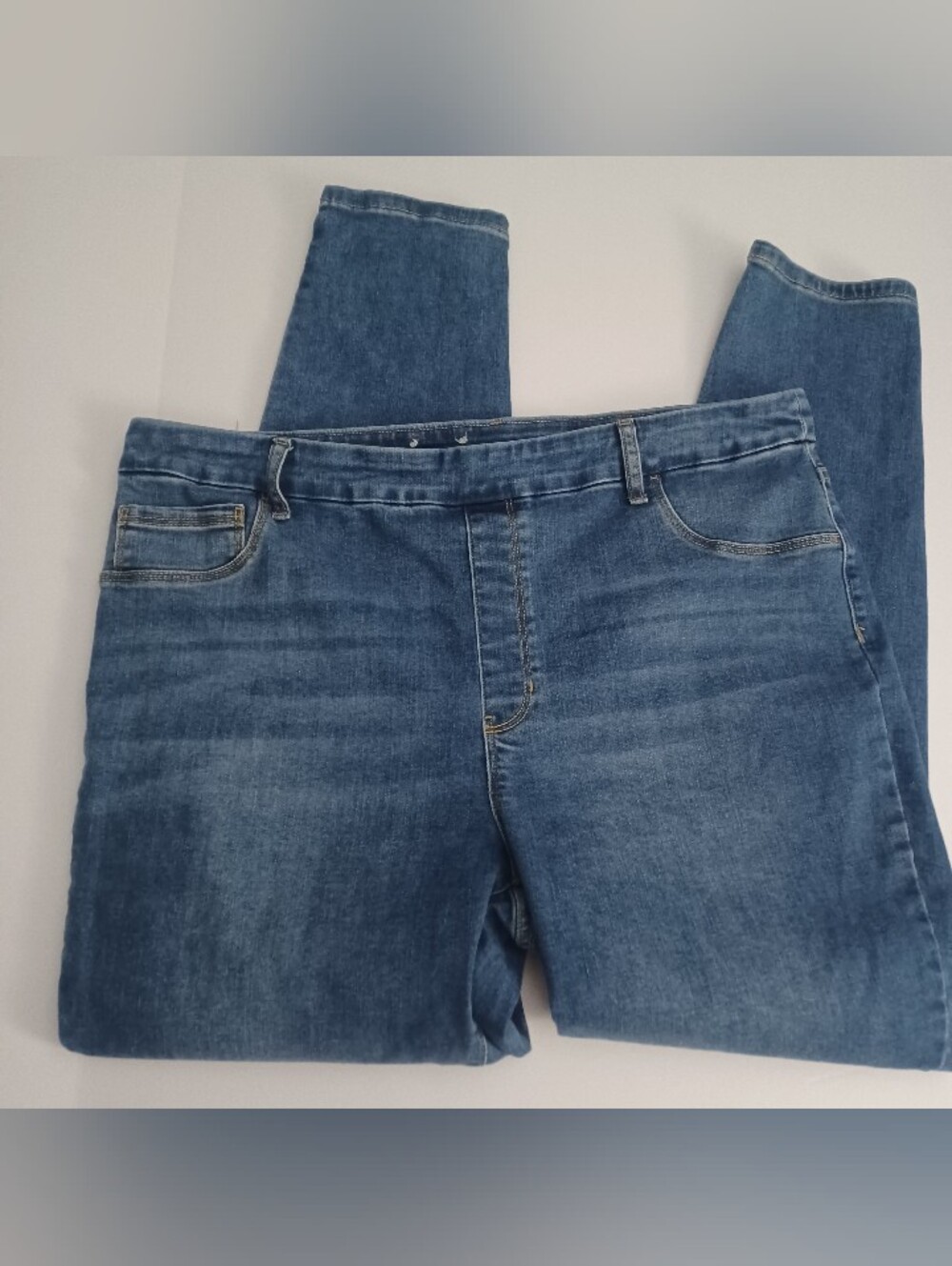 Time And Tru Pull On Jeans Sz XL 16 18